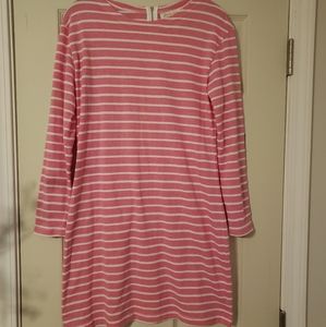 Sail to Sable XS pink and white dress